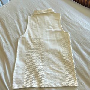 turtleneck cream tank top